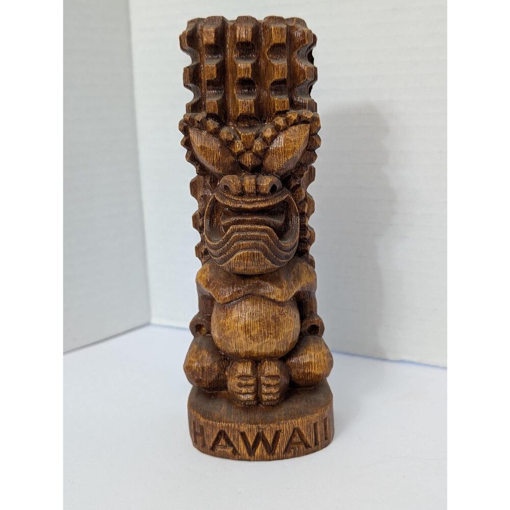 Vintage 1972 HIP Originals Hawaii "God of Wisdom" Kahuna Akamai Tiki Figure